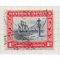 AFRICA SOUTH WEST 1931 1d CAPE CROSS SG75 SINGL...