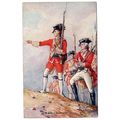 ARTIST DRAWN POSTCARD THE 61st.AT GUADALOUPE 17...