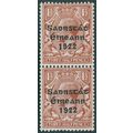 Ireland 1923 1½d brown variety Long '1' in '192...