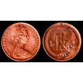 Australia One Cent 1975 Used Coin Possum Queen ...