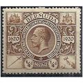Bermuda 1921 SG74 1/4d Brown Tercentenary Mount...