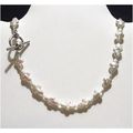 Necklace freshwater pearl crosses 20 inch ladie...