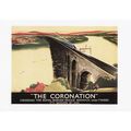 Railway Poster Art Postcard LNER The Coronation...