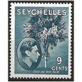 Seychelles 1941 SG138a 9c Gray-Blue Mounted Min...