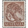 AUSTRALIA, MAMMAL, Tiger Quoll, brown 1960, 8d, #4