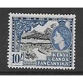 KENYA UGANDA & TANYANIKA 1954 10s ROYAL LODGE S...