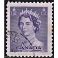 CANADA, 1953 4c QEII, SG 453 (Scott #328), used