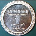 Longhorn. $1 Casino Token. Las Vegas, NV. J69a.