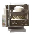 Slimline Shielded Cat5e Keystone Jack, RJ45 Fem...