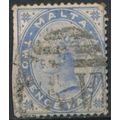 QV: 2½d - Malta 1885 - F H - SG 25