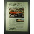 1981 Renault Le Car Ad - Country Built Fastest ...