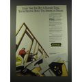 1991 Stanley Tools Ad - you're helping build the American Dream