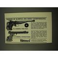 1966 Hammerli Free Pistol and International Pistol Ad - Winners of the Olympics