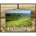 Burnsville North Carolina Laser Engraved Wood P...
