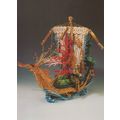 Japanese Ship Of Fortune Made Of Cherry Blossom...