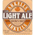 BEER BOTTLE LABEL - ARKELLS BREWERY - LIGHT ALE...