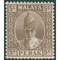 Perak 1939 5c brown SG108 unused