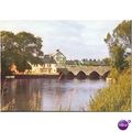 GB Postcard - River & Bridge Fordingbridge, Ham...