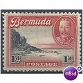 Bermuda 1936.SG99 1d Black & Scarlet Mounted Mint.