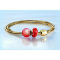 Euro Clasp Gold Plated Snake Chain Necklace Eur...