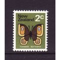 NEW ZEALAND 1970 SG 916 2 c BUTTERFLY U/M MINT#2