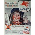 SOCONY VACUUM OIL COMPANY 1940 winter service M...