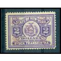 Used Revenue $2 N.Y. Stock Transfer Fine WA2879