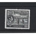 Turks&Caicos.SG194 1/4d Raking Salt (Black).Mou...