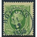 Sweden Facit 52e/Scott 56, 5ö yellow-green Osca...