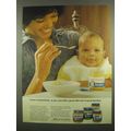 1974 Gerber Baby Food Ad - Strained Foods