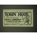 1930 E. Stemmler Bows and Arrows Ad - Robin Hood