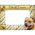 Pit Bull Terrier Picture Frame Fridge Magnet