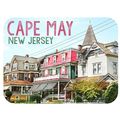 Cape May New Jersey Victorian Homes Fridge Magnet