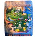 Wisconsin The Dairy State 3D Fridge Magnet