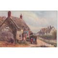 Old Bell Inn Godshill The Isle Of Wight Oilette...