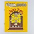 Sheet Music Magazine Golden Oldies October 1984...