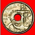 Ⰶ GENERALISSIMO FRANCO (1947-1975): SPAIN★ 50 C...