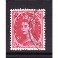 GREAT BRITAIN 1958 SG 581 8d MAGENTA FINE USED #4