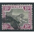 Federated Malay States 1909 SG43d 10c Black & P...
