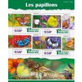 TOGO 2015 SHEET MNH BUTTERFLIES PAPILLONS SCHME...