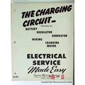 THE CHARGING CIRCUIT 1952 battery regulator gen...