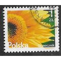 POL 2015 1zt 'FLOWERS- SUNFLOWER' FINE USED (EB...