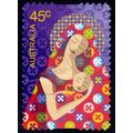 Australia 2004 Christmas 45c Used P&S Stamp.