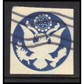 Used U602 20c The Great Seal Fine Cut Square W4958