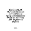 Yu. P. Boglaev Computational Mathematics and Pr...