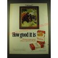 1973 Winston Cigarettes Ad - Old friends How good it is