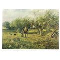 LUGG MEADOWS oil by Brian Hatton . unused vinta...