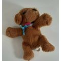 Barbie Plush Brown Dog Pink Bow Stuffed Animal ...