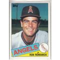 1985 Topps Baseball card 579 Ron Romanick RC