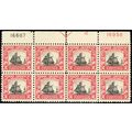 620, Mint VF NH 2¢ Plate Block of Eight *.... S...